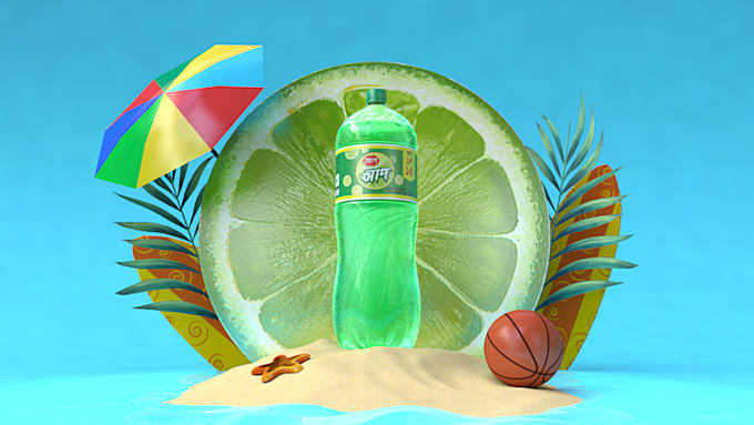 do 3d model and realistic image render