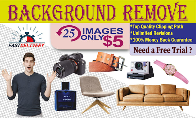 do background removal and clipping path