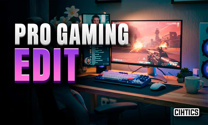 edit pro gaming videos and youtube content