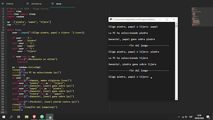 Do a very basic python code by Diemauacro16 | Fiverr