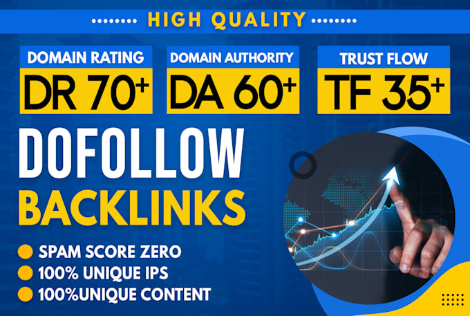 do dr60 to 80 plus  seo dofollow backlinks