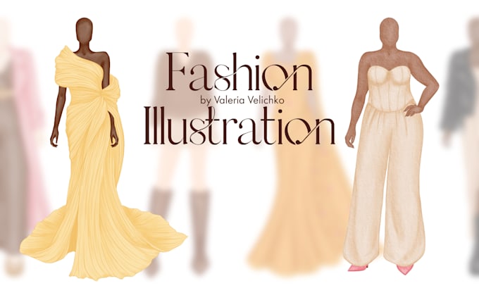 draw fashion illustration of clothes