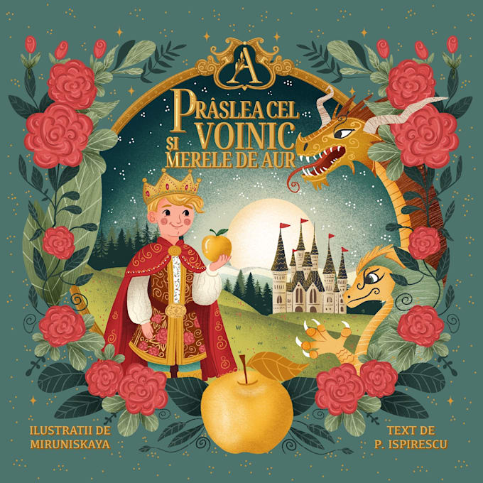 illustrate a childrens book cover for you