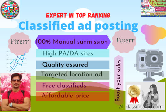 do classified ad posting in google top ranking site as required
