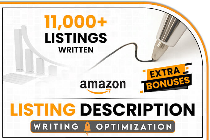 write amazon product listing description with SEO amazon listing optimization