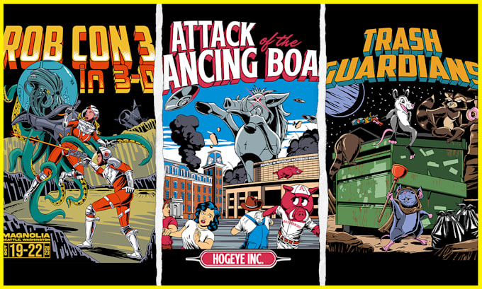 design a vintage retro t shirt with a custom illustration
