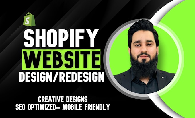 build shopify website, design or redesign shopify store, dropshipping store
