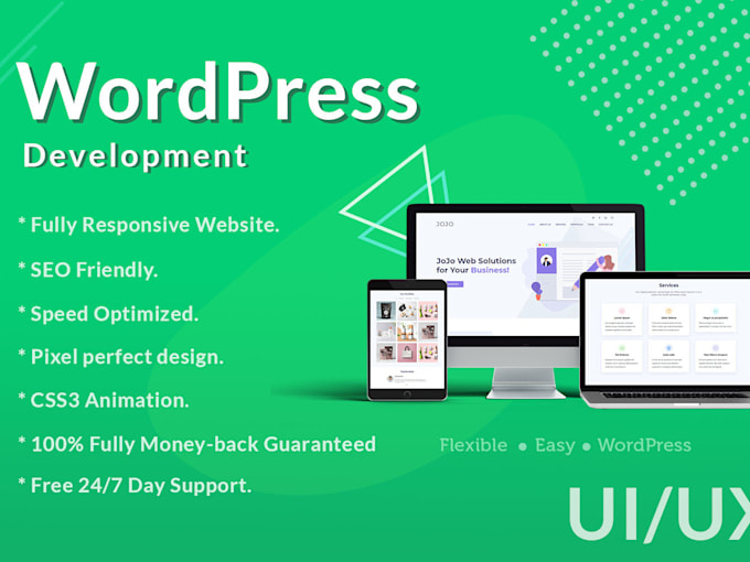 responsive wordpress website,landing page