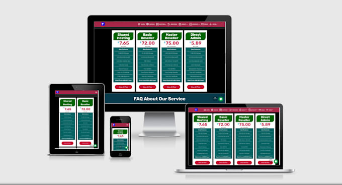 build a responsive custom block full website with mobirise