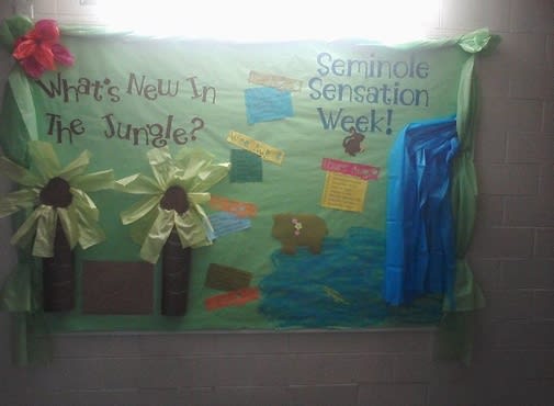 design a bulletin board for any subject or theme