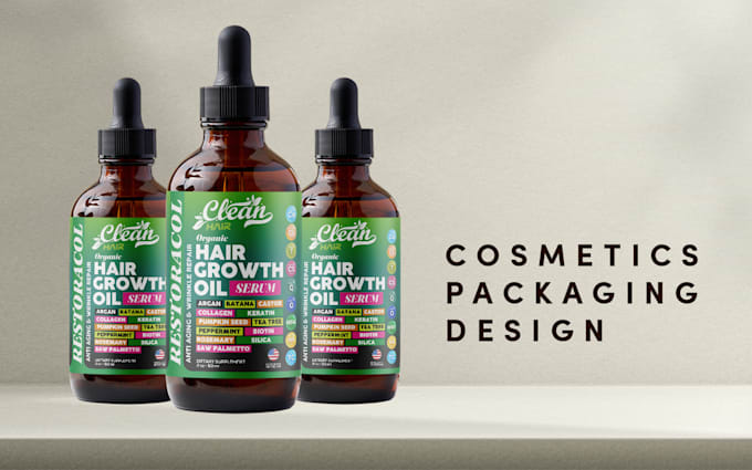 create premium cosmetic packaging design