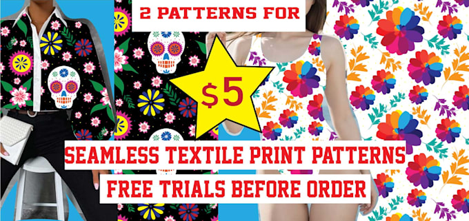 do seamless fabric prints and textile pattern print repeats