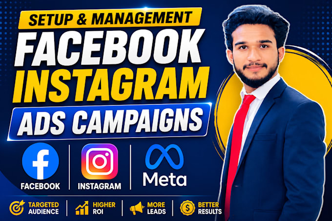 be your facebook and instagram ad campaigns, marketing, and meta ads manager