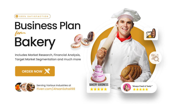 write a professional bakery business plan