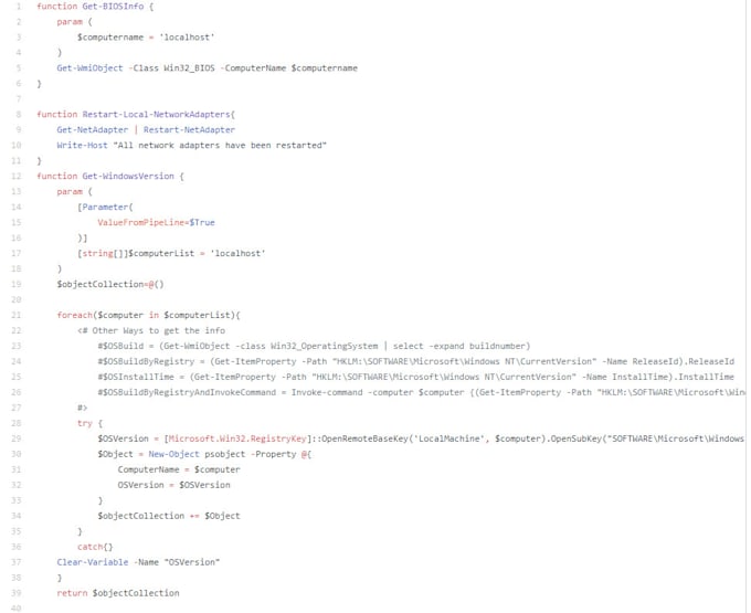 Code scripts in powershell for windows by Ismael_bautista | Fiverr