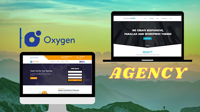 convert psd to wordpress, redesign website using oxygen builder