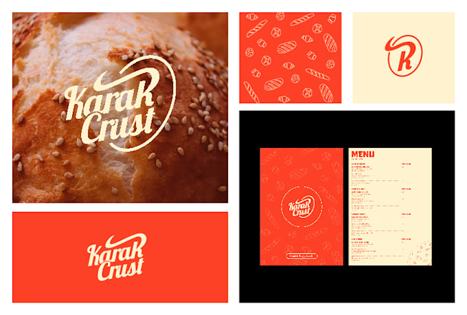 design logo typography with a brand style guide or brand kit