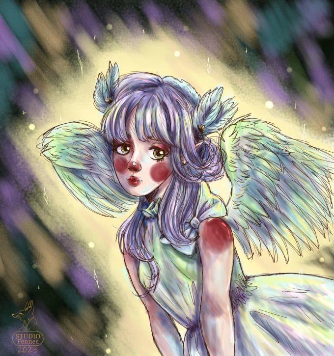 do digital sketch original or fanart