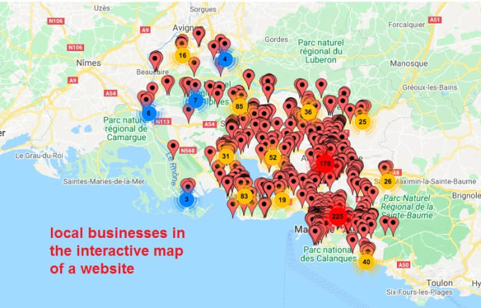 Create an interactive map for your website by Idpro01