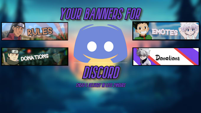 Make banners or icons for your discord server by Kahopss