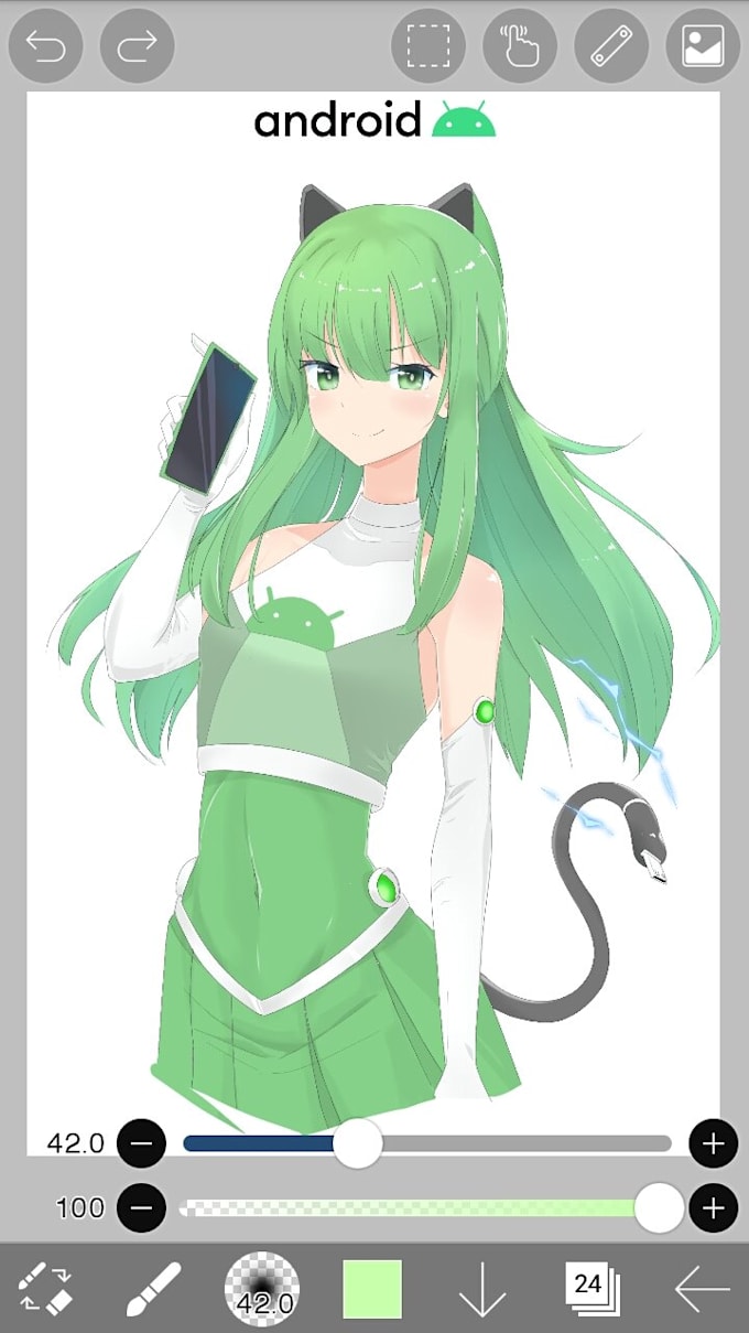 Draw Cute Anime Girl By Upfect Fiverr