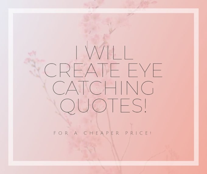 Create beautiful and eye catching quotes by Daniellenm_ Fiverr
