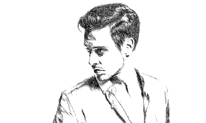 draw sketch scribble art from photo
