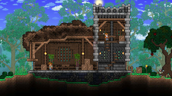 build anything you want in terraria