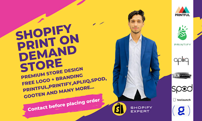 create dropshipping shopify print on demand store