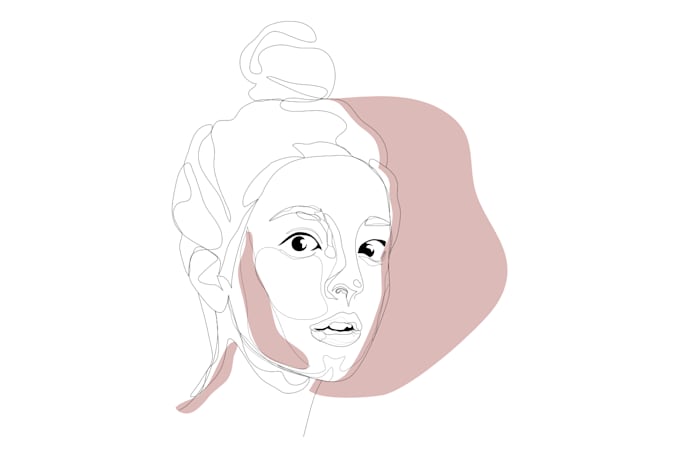 draw beautiful portrait illustration