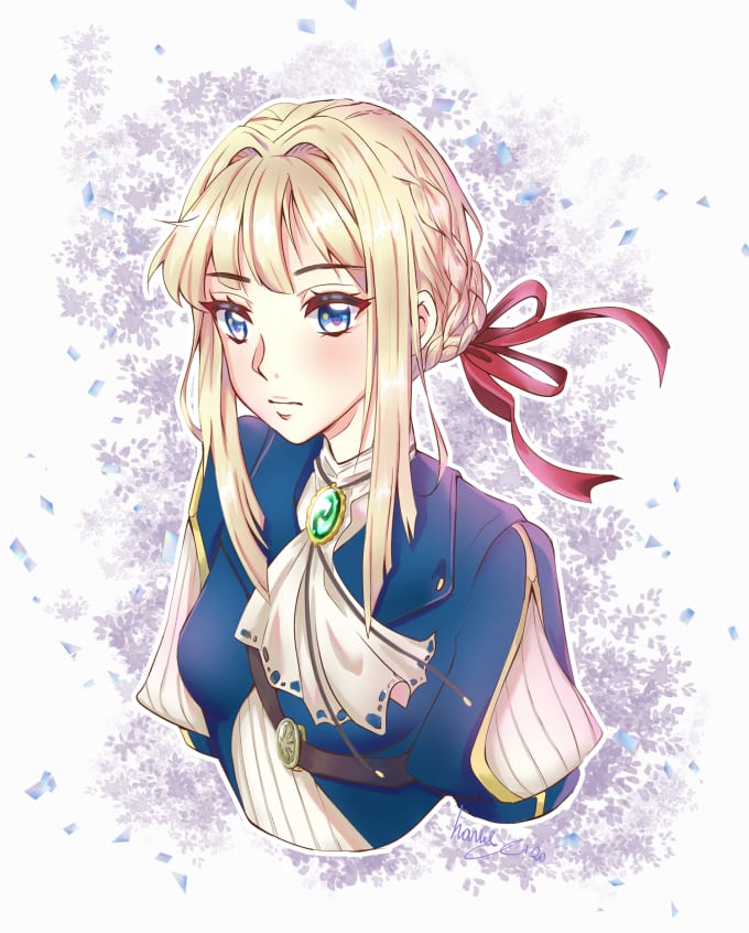 Draw Cute Anime Girl In My Anime Style By Haruempathy