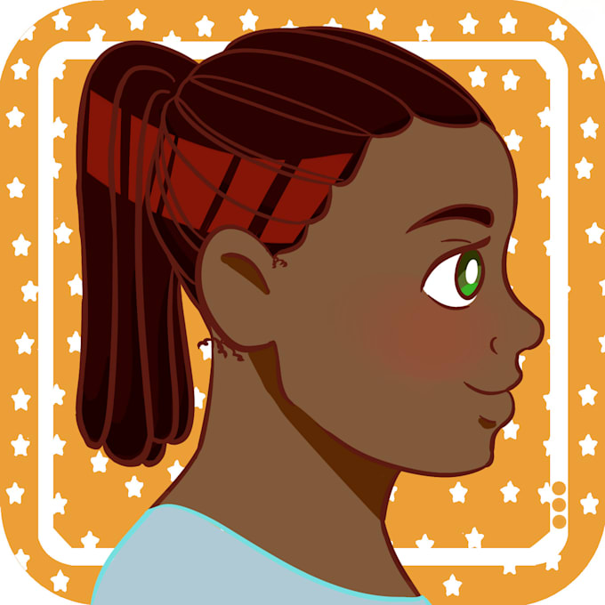 Draw a cute avatar for your profile picture by Marialouiise | Fiverr