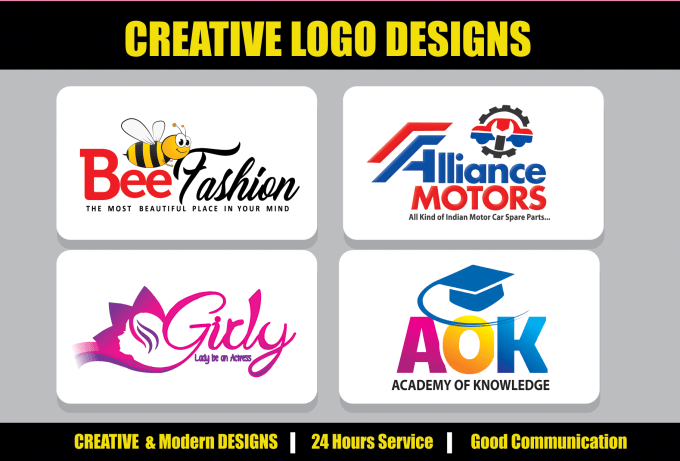 Do creative and attractive logo design by Prographics1993 | Fiverr