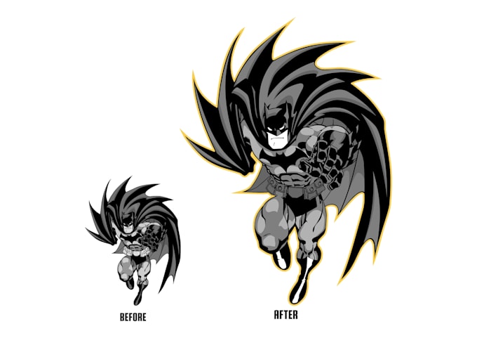 recreate, redraw, vectorise and convert image to vector