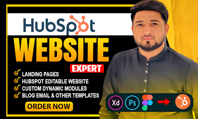 create editable hubspot cms websites, landing pages, blogs, modules, and emails