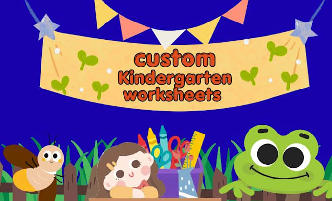 design  kindergarten ,preschool worksheet and activity books