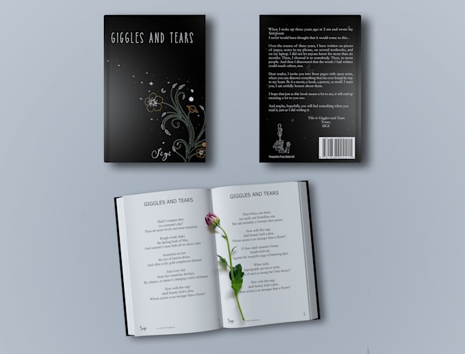 design book covers and interior layout