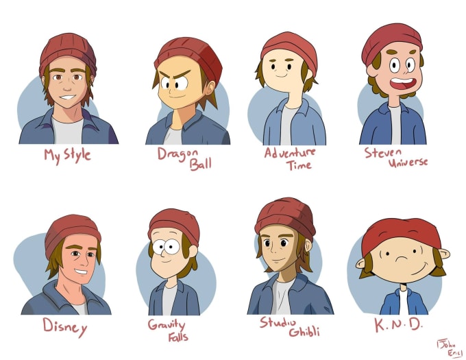 Draw You Like Your Favourite Cartoon Character By Usave 17