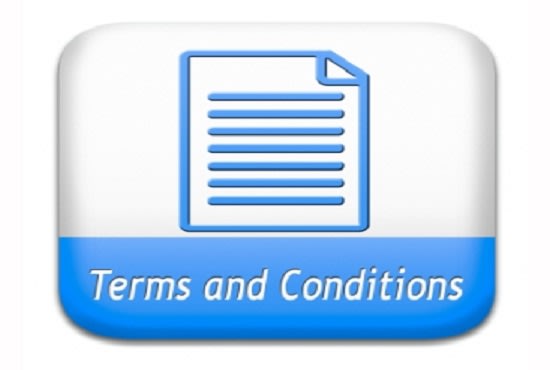 draft terms and conditions for your business and website