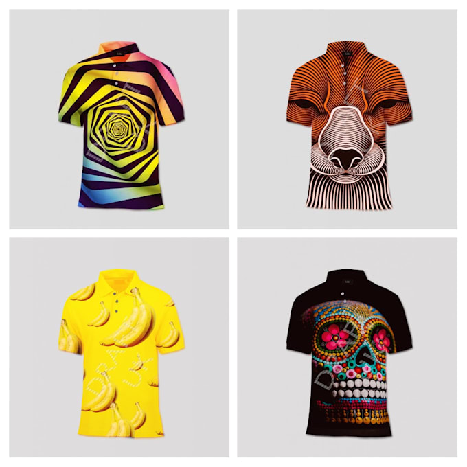 design 3d polos and t shirts mockups