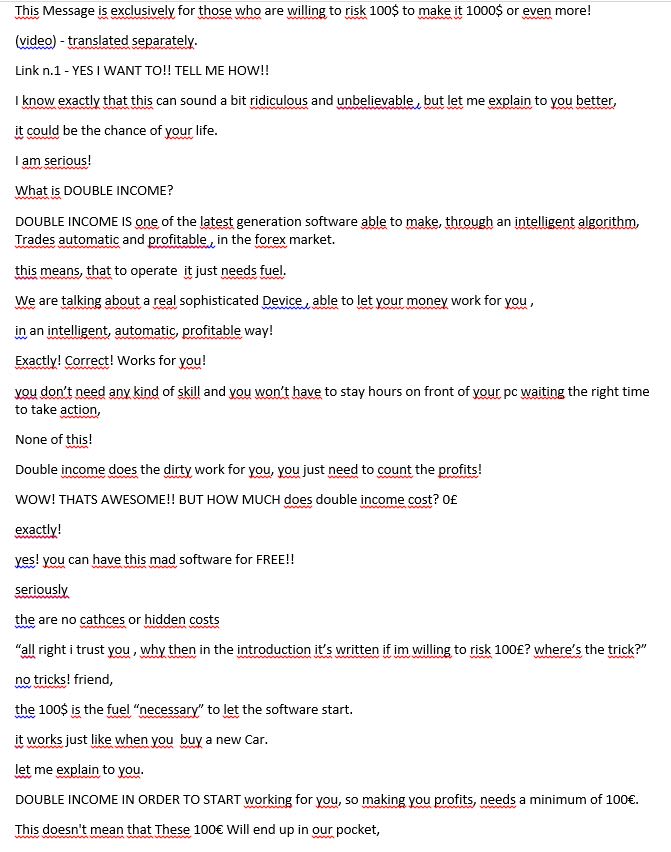 Translate english to italian by Patricksweazy