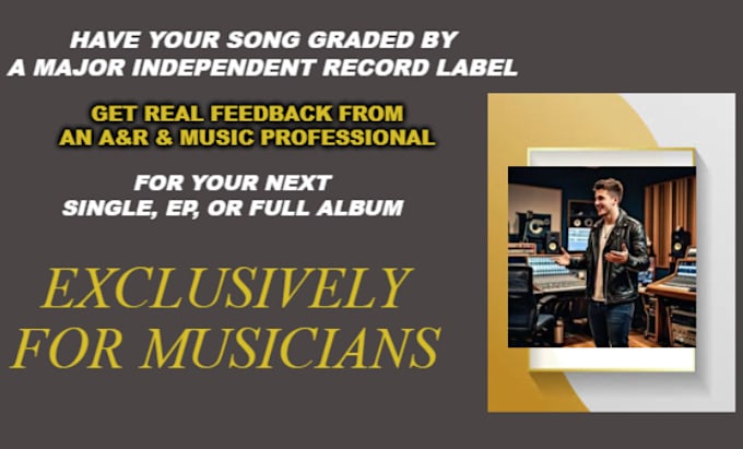 have your music graded by a major independent record label