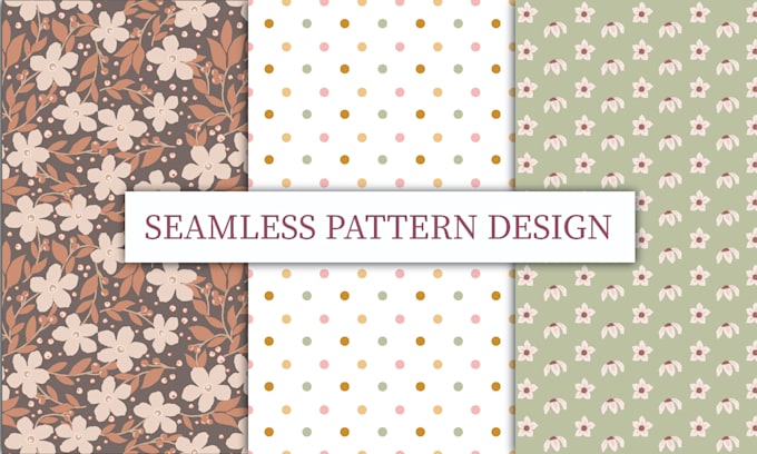 create seamless pattern for textile prints