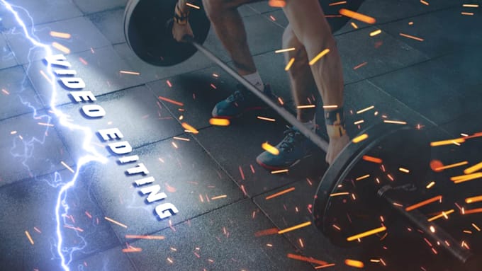 edit gym, sports, and fitness promo