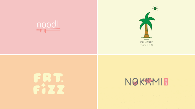 make a minimal logo for your business