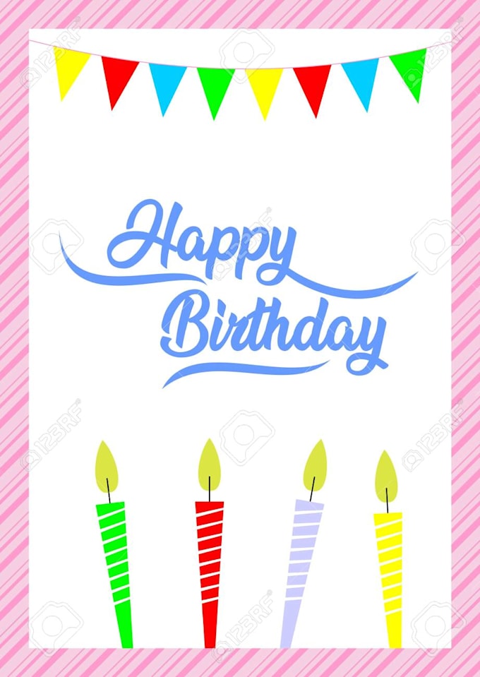 Write greetings card for birthday by Datoxdh Fiverr