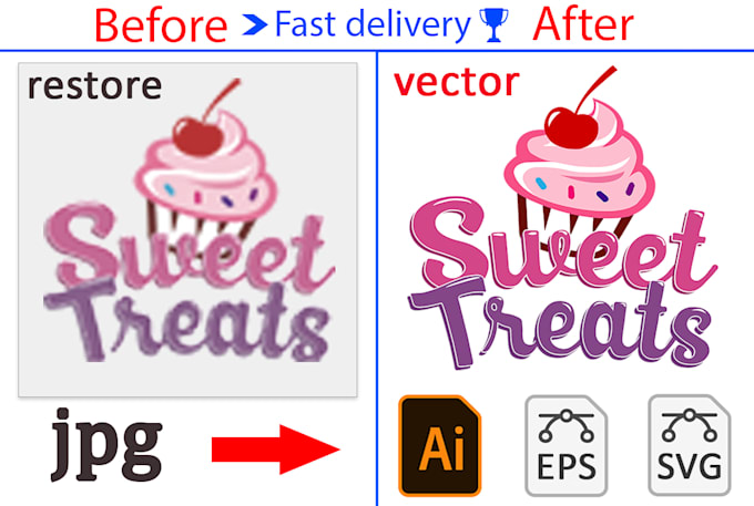 convert logo to eps svg vectorize png to vector  illustration