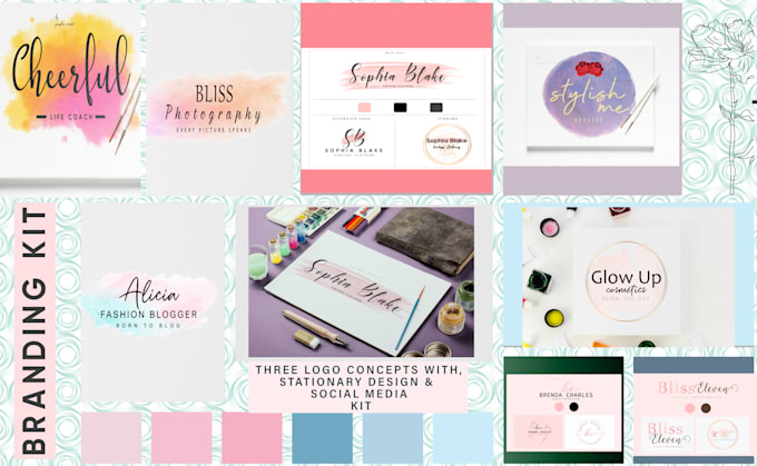 Design Classy Signature Branding Kit With Social Media Kit