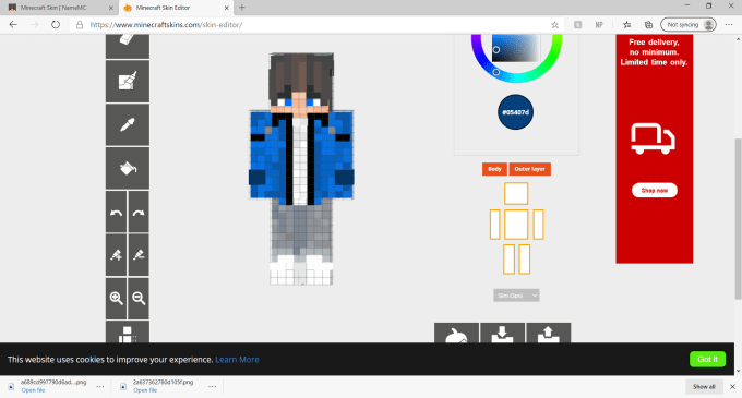 Design your minecraft skin by Codenames893