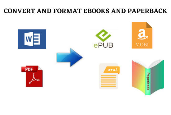format and convert doc pdf into epub mobi and pdf